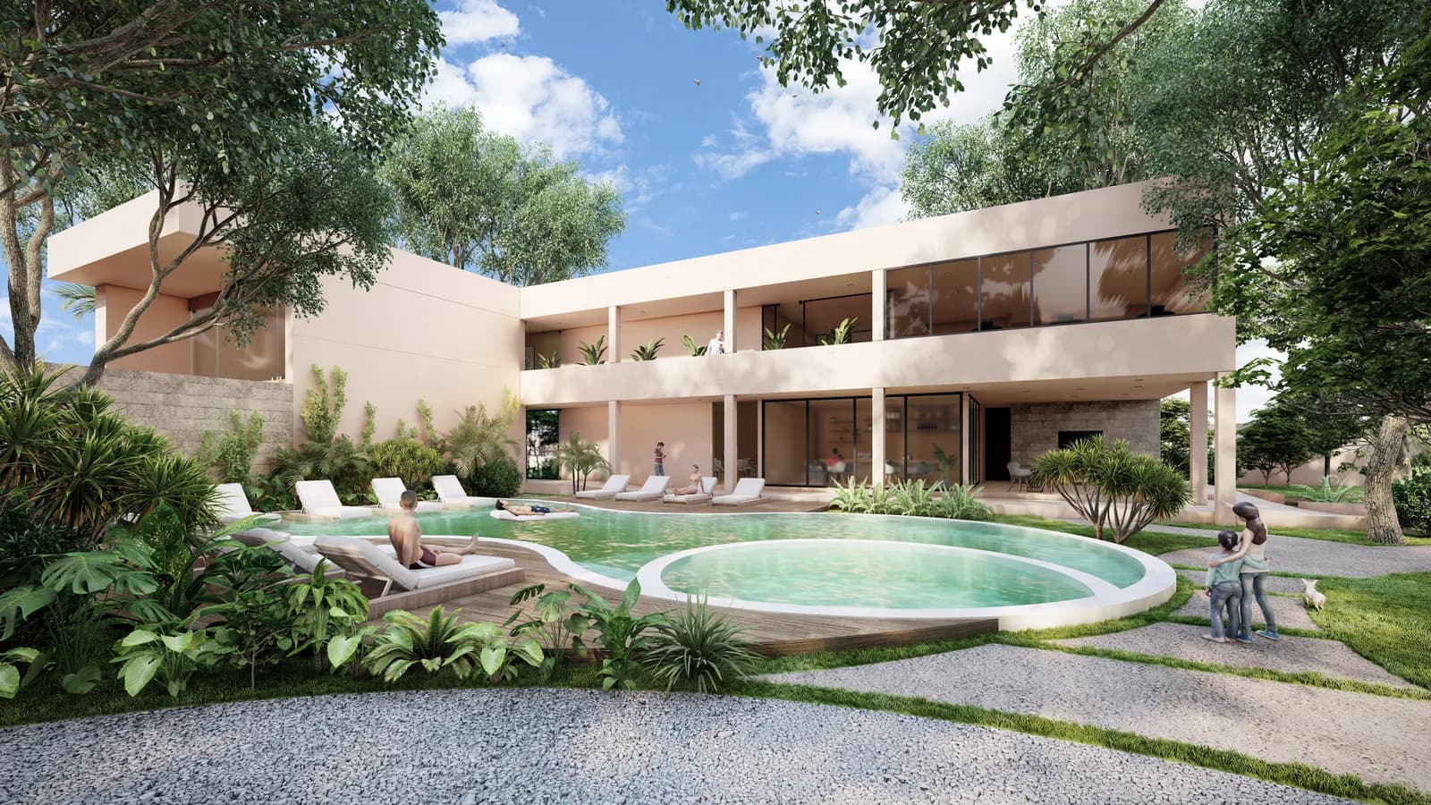 Casa club entregada en Ciudad Central Mérida